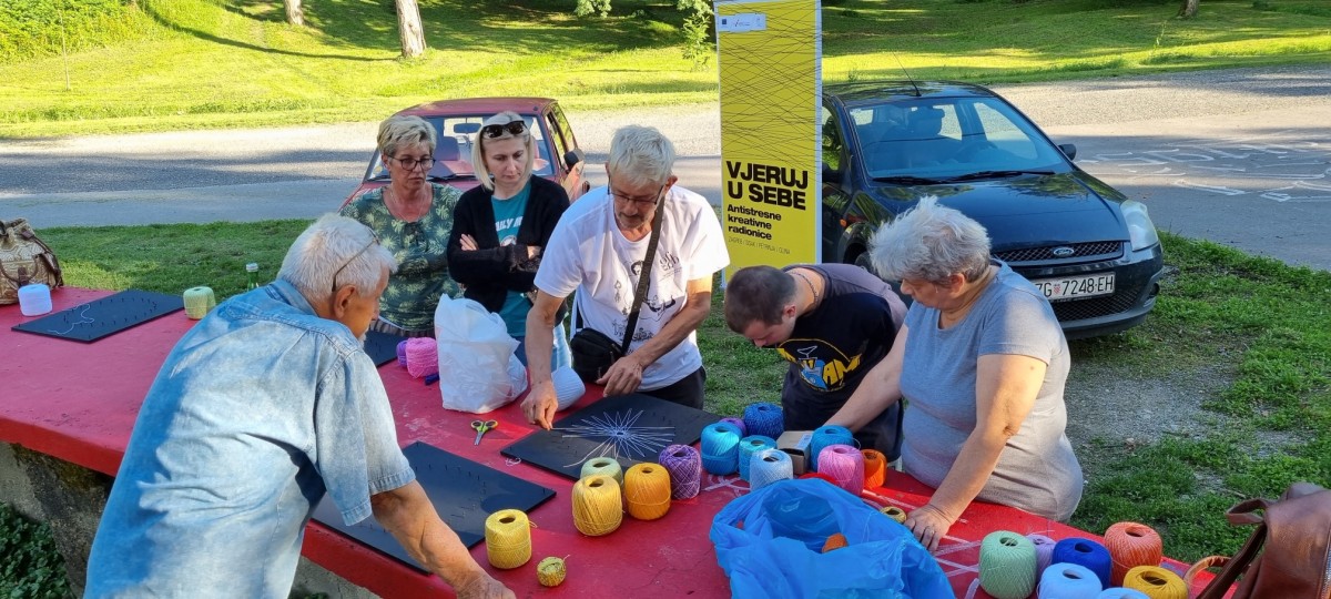 Antistresna kreativna radionica "Vjeruj u sebe" u Sisku