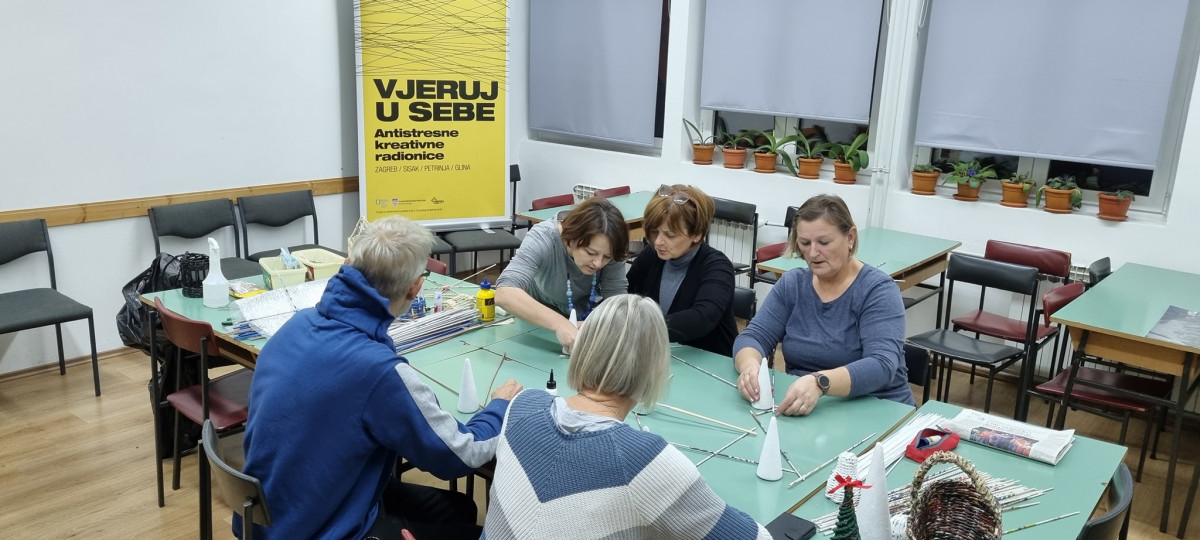 Posebna gošća na radionici u Glini - Višnjica Crnković