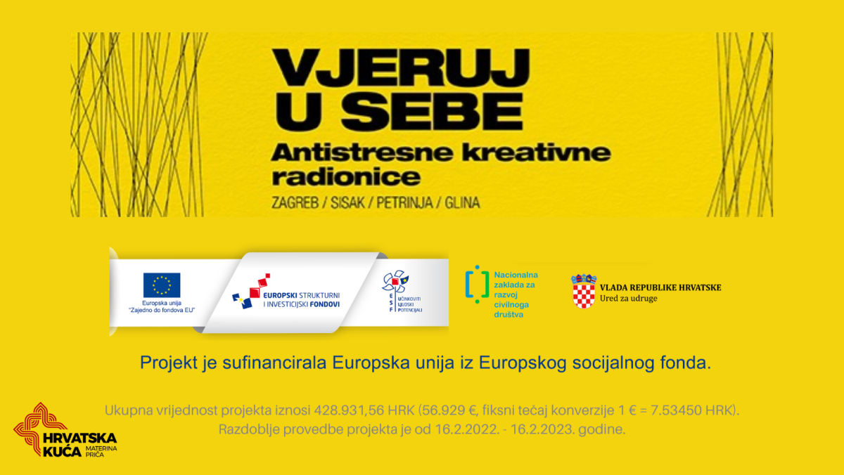 Antistresna kreativna radionica "Vjeruj u sebe"