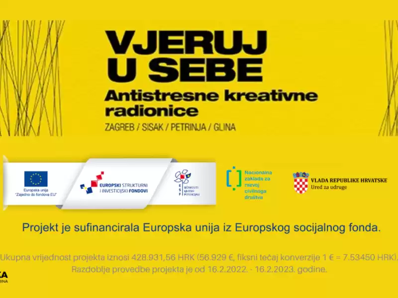 Antistresna kreativna radionica "Vjeruj u sebe"